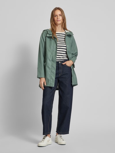 Vero Moda Functioneel jack met capuchon, model 'MALOU' Rietgroen - 1