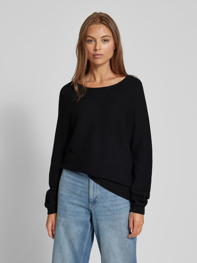 Christian Berg Woman Gebreide pullover met ronde hals Zwart - 4