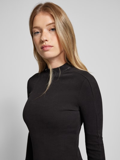 G-Star Raw Knielanges Kleid mit Feinripp Black 3