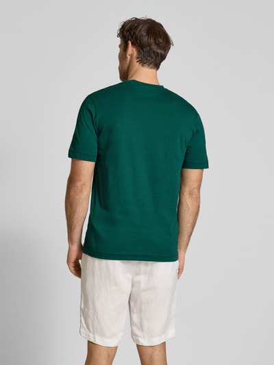 Tom Tailor Regular fit T-shirt van puur katoen Donkergroen - 5