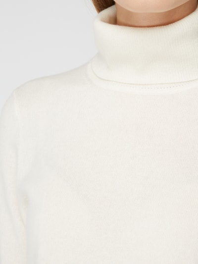 Christian Berg Woman Rollkragen-Pullover aus Kaschmir  Offwhite 3