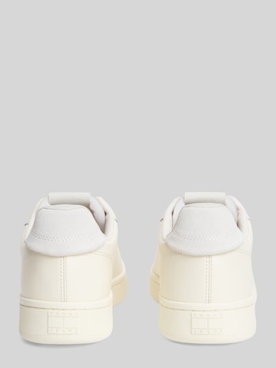 Tommy Jeans Sneakersy z naturalnej skóry z nadrukiem z logo Écru 5