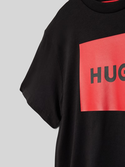 HUGO T-Shirt mit Runfdhalsausschnitt Black 2