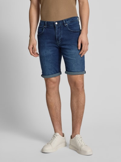 Christian Berg Men Bermuda im 5-Pocket-Design Blau 4