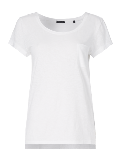 Marc O'Polo T-Shirt mit Brusttasche Weiss 1