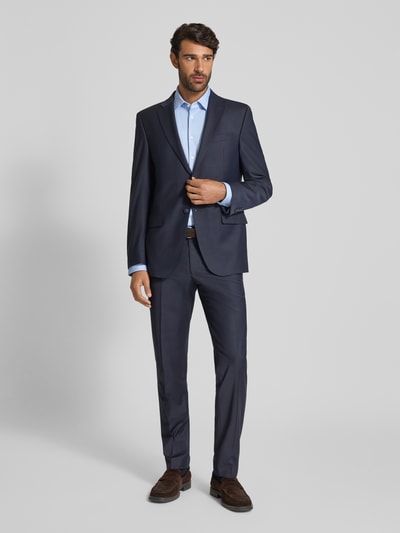 Jake*s Super slim zakelijk overhemd met kentkraag Bleu - 1