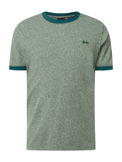 Superdry T-Shirt in Melange-Optik  Oliv Melange 2