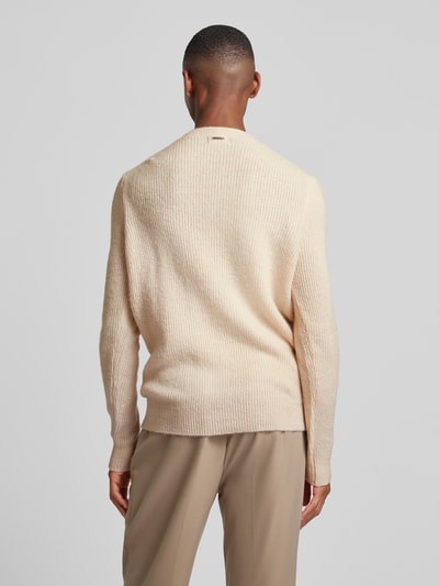 Antony Morato Strickpullover mit Rundhalsausschnitt Beige 5