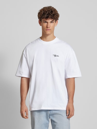 Pegador Oversized T-Shirt mit Label-Stitching Weiss 4