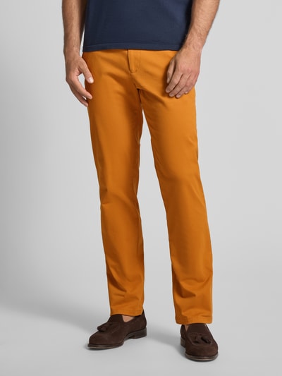 Christian Berg Men Regular fit chino met achterzakken Koper - 4