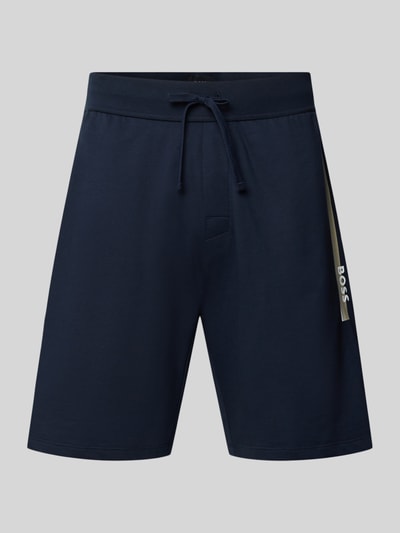 BOSS Regular Fit Sweatshorts aus reiner Baumwolle Modell 'AUTHENTIC' Marine 2