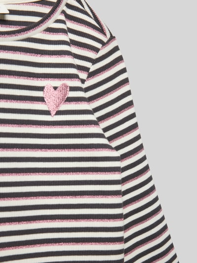 s.Oliver RED LABEL Bluzka z długim rękawem o kroju slim fit z mieszanki bawełny  Biały 2