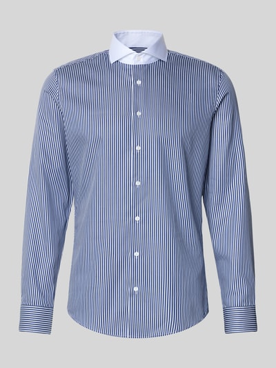 SEIDENSTICKER Slim fit zakelijk overhemd met knoopsluiting Marineblauw - 2