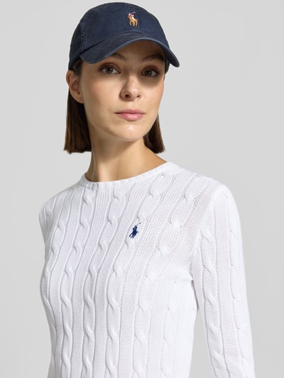 Polo Ralph Lauren slim fit pullover van puur katoen Wit - 3
