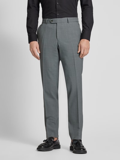 Carl Gross Chino mit Strukturmuster Modell 'Shiver' Gruen 4