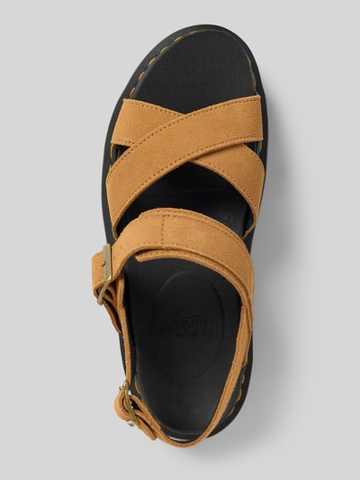 Dr. Martens Sandalen met doornsluitingen, model 'VOSS II' Cognac - 3
