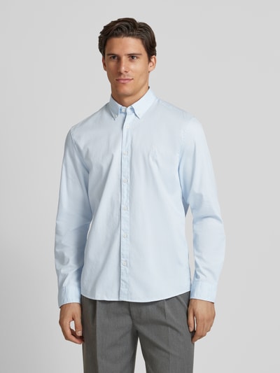 Marc O'Polo Regular Fit Freizeithemd aus reiner Baumwolle Hellblau 4