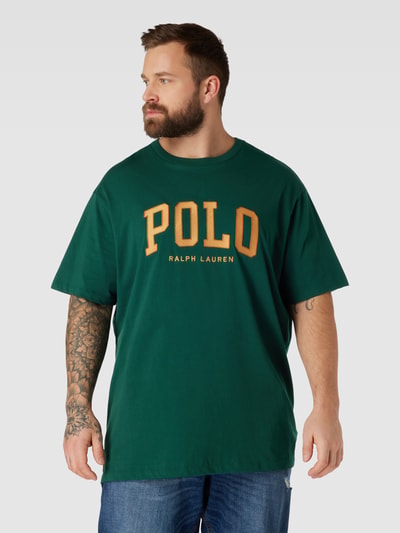 Polo Ralph Lauren Big & Tall PLUS SIZE T-Shirt mit Logo-Stitching Dunkelgruen 4