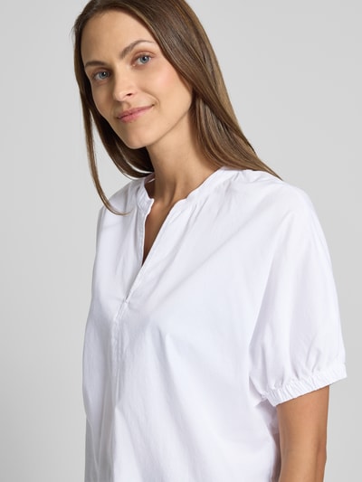 Emily Van den Bergh Blusenshirt mit elastischen Ärmelabschlüssen Offwhite 3