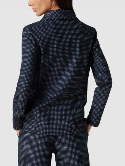 Emporio Armani Blazer mit Allover-Muster Marine 5