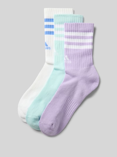 adidas Sportswear Socken mit Label-Detail im 3er-Pack Flieder 1