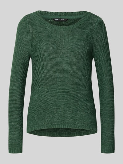 Only Regular Fit Strickpullover aus Grobstrick Modell 'GEENA' Dunkelgruen 2