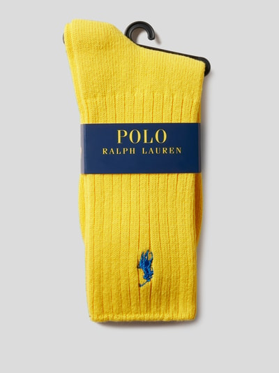 Polo Ralph Lauren Socken mit Logo-Stitching Gelb 3