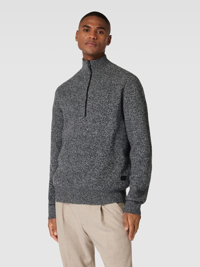 AlphaTauri Gebreide pullover van wol, model 'FENLA' Zwart - 4