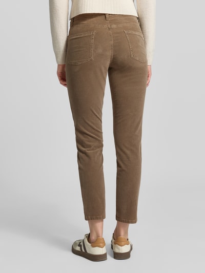 Cambio Cordhose in verkürzter Passform Modell 'PIPER CROPPED' Taupe 5