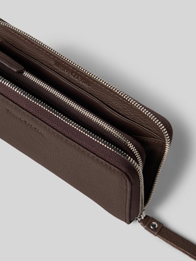 Marc O'Polo Portemonnee van echt runderleer, model 'FINJA' Donkerbruin - 3