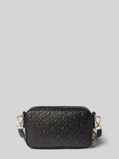 Tommy Hilfiger Torba camera bag z wytłoczonym logo na całej powierzchni Czarny 4