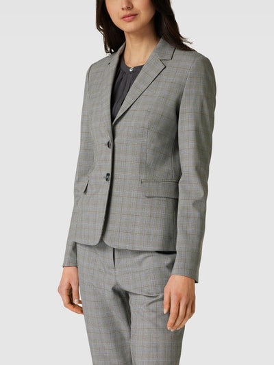 Jake*s Collection Blazer met glencheck-motief Middengrijs gemêleerd - 4