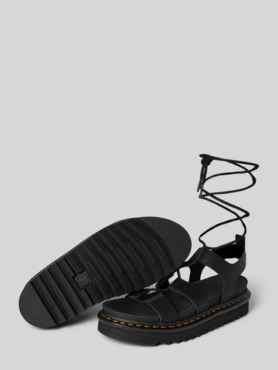 Produktfoto, Sandalette aus Leder mit Schnürung Modell 'Nartilla' von Dr. Martens, naturalna skóra, zaokrąglony czubek, wiązanie, wysokość obcasa: 5 cm w rozmiarze 40