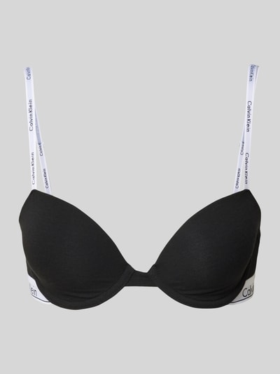 Calvin Klein Underwear BH mit Label-Spaghettiträgern Modell 'Demi' Black 1