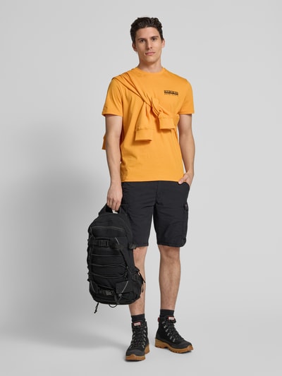 Napapijri Loose Fit Cargoshorts mit Logo-Stitching Modell 'NOTO 2.0' Black 1