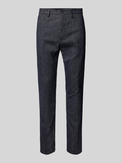 Tommy Hilfiger Regular Fit Hose mit Bügelfalten Modell 'BLEECKER' Marine 2