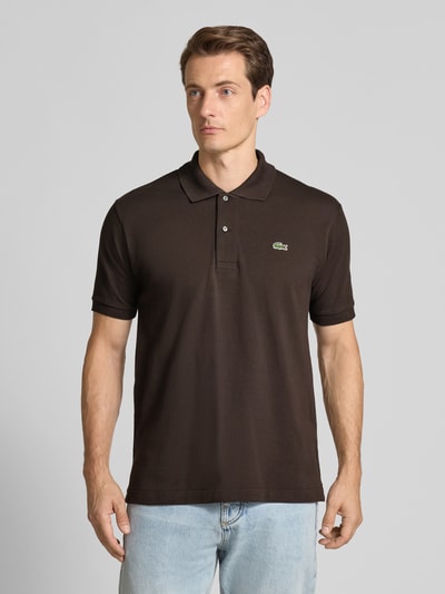 Lacoste Regular fit poloshirt van puur katoen Donkerbruin - 4
