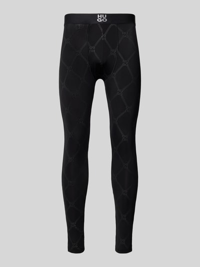 HUGO Legging met elastische band met logo, model 'JOHN' Zwart - 1