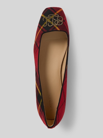 Lauren Ralph Lauren Ballerinas mit Label-Stitching Black 3