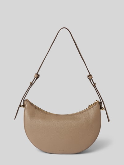 BOSS Henkeltasche aus echtem Rindsleder Taupe 4