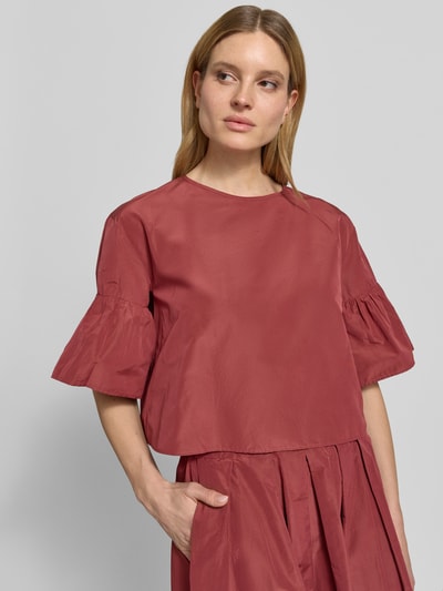 Weekend Max Mara Kort blousetop met katoen model 'BREAK' Donkerrood - 3