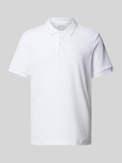 CK Calvin Klein Koszulka polo z detalem z logo Biały 2