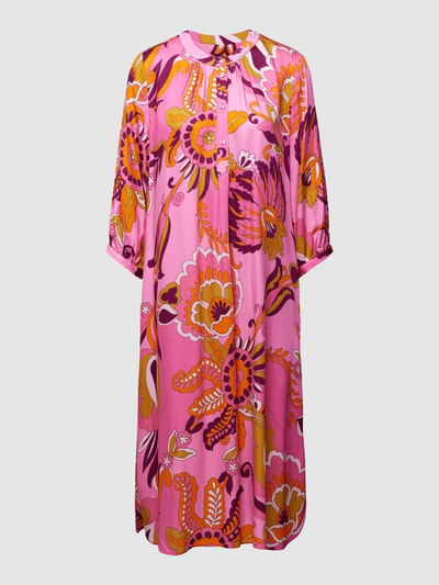 Milano Italy Midi-jurk met bloemenprint Roze - 2