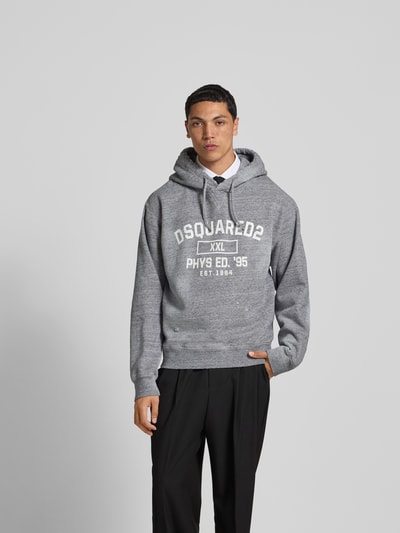 Dsquared2 Hoodie mit Kapuze Mittelgrau 4