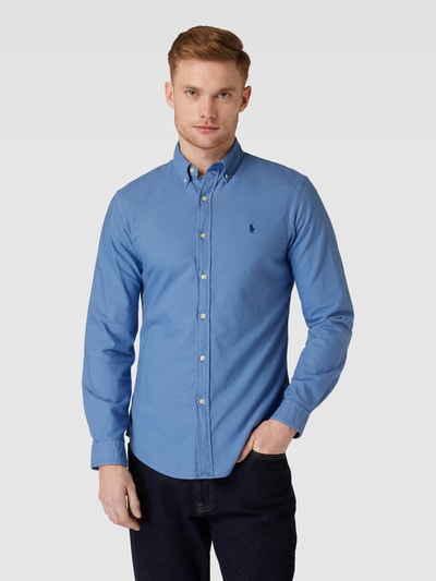 Polo Ralph Lauren Slim fit vrijetijdsoverhemd in denim-look Bleu - 4