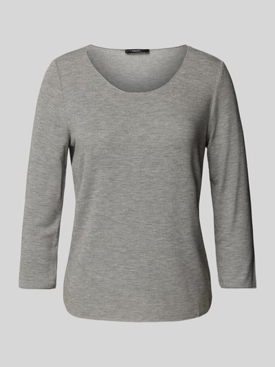 Someday Longsleeve mit 3/4-Arm Modell 'Kirosa soft' Hellgrau Melange 2