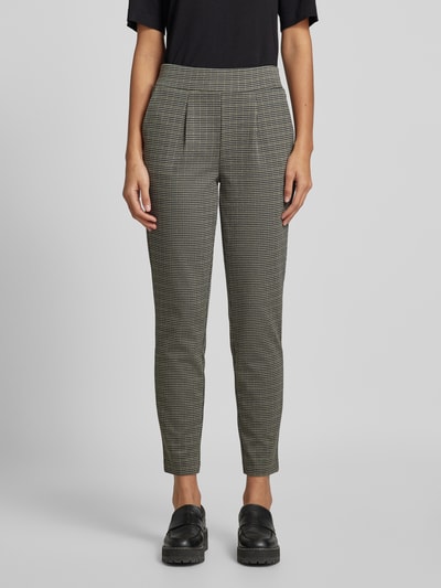 B.Young Slim fit pantalon met bandplooien, model 'Rowan' Zwart - 4