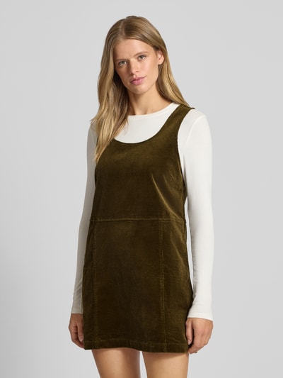 Marc O'Polo Denim Nauwsluitende mini-jurk van katoenmix Olijfgroen - 4