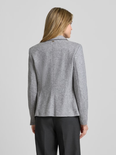 WHITE LABEL Slim Fit Blazer aus Woll-Mix mit Reverskragen Hellgrau 5