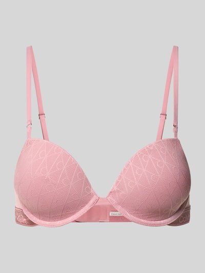 Calvin Klein Underwear biustonosz z wzorem z logo Różowawy 1